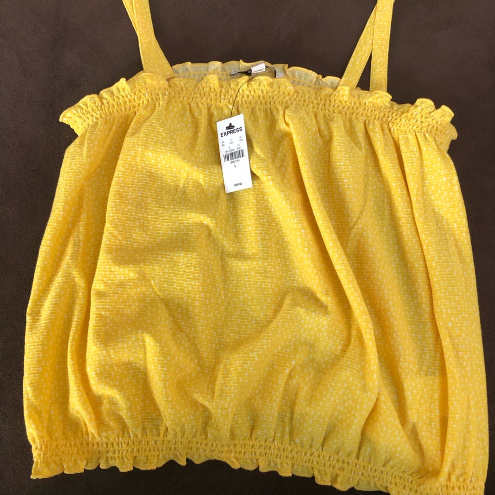 Express yellow top